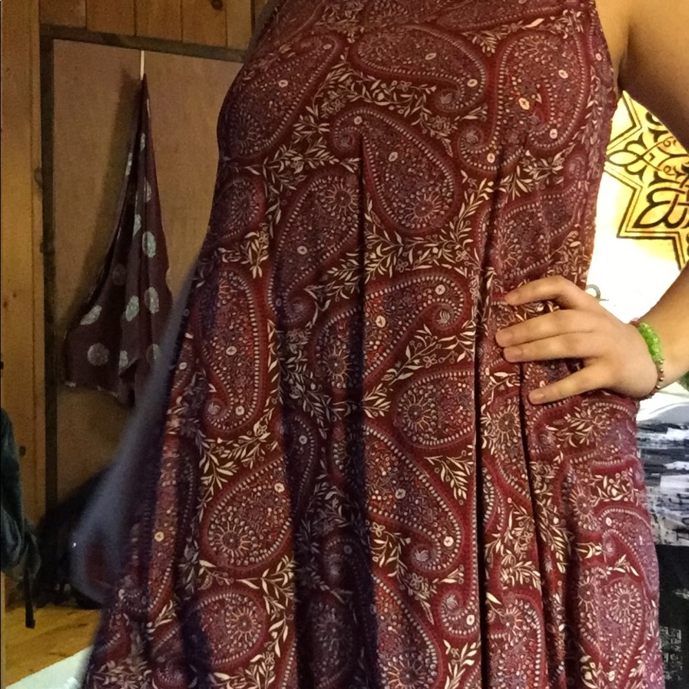 Paisley maroon beautiful dress from old navy